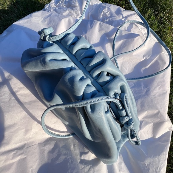 New never used authentic Bottega Venetia mini pouch bag - Blue - Picture 6 of 9